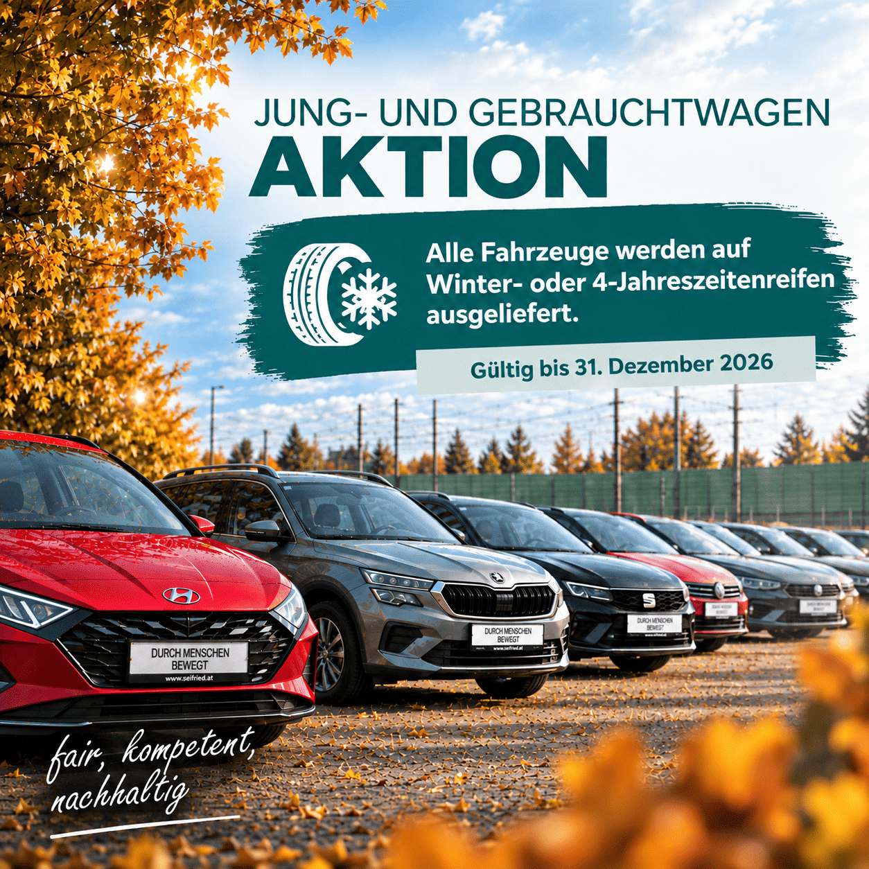 Fahrzeug Herbstaktion
